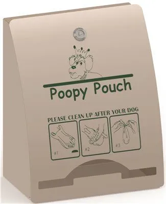 Poopy Pouch Express Pet Waste Bag Dispenser' Beige