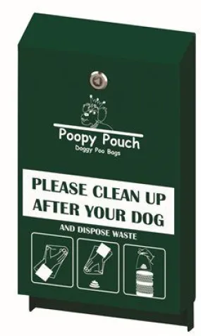 Poopy Pouch Pet Waste Header Bag Dispenser' Hunter Green