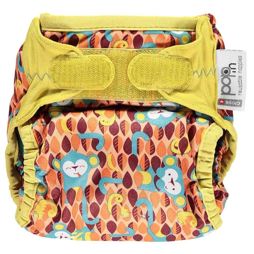 Pop-in Monkey Velcro Nappy Wrap