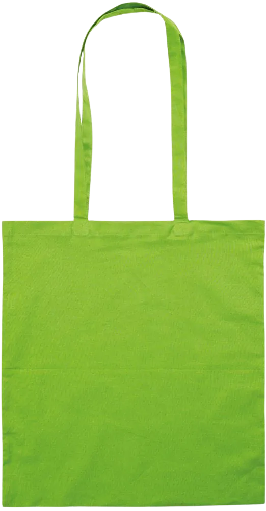 Premium colored cotton tote bag