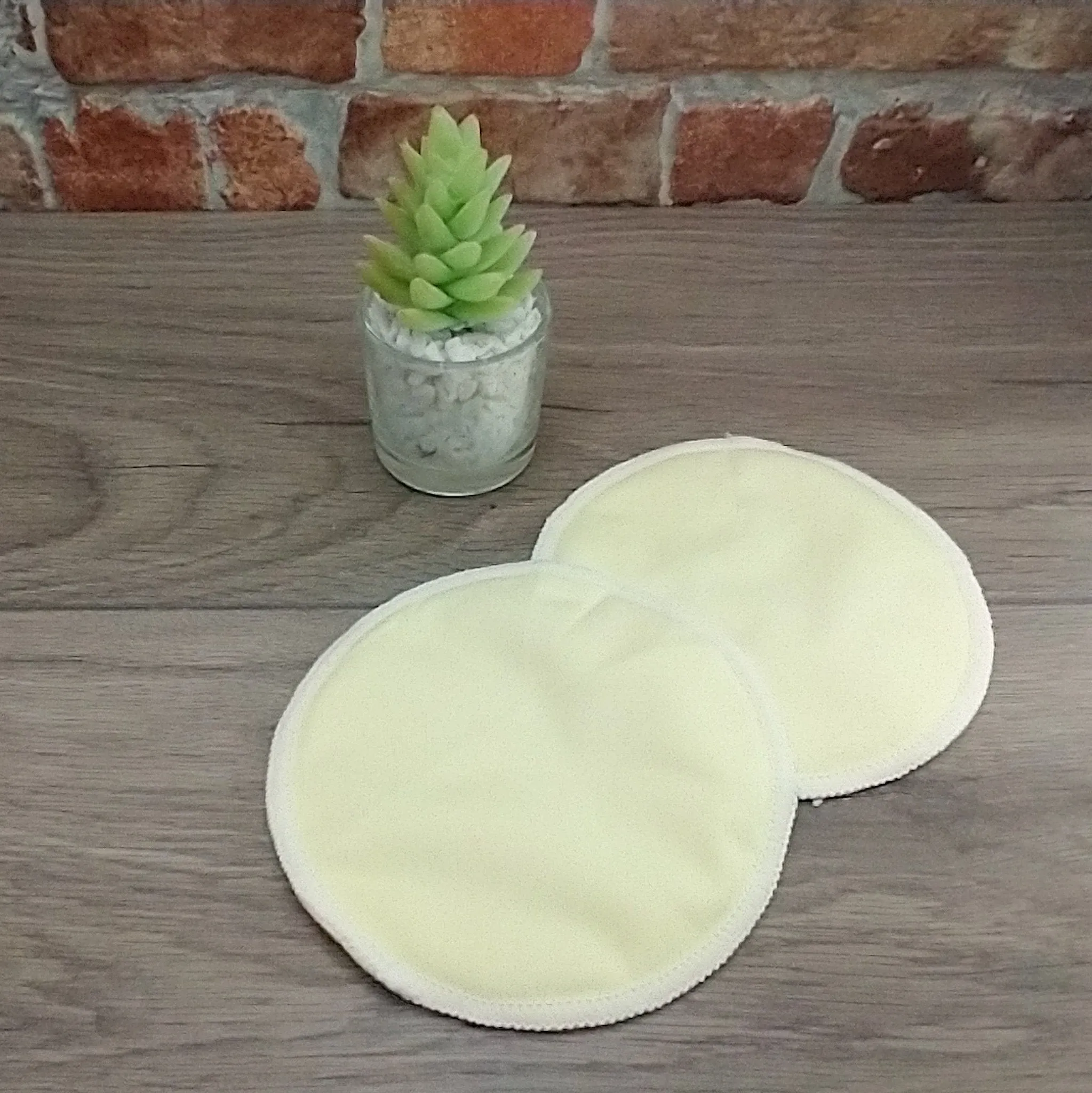 Reusable Bamboo Cotton Nursing Pad Set - Lemon