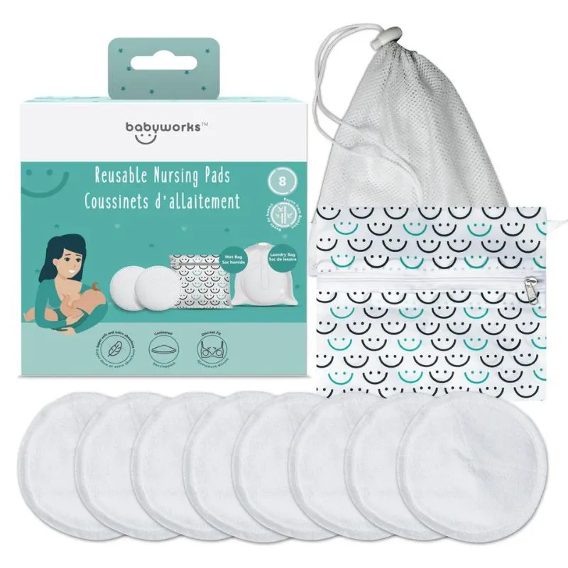 Reusable Nursing Pads - 8 Pack