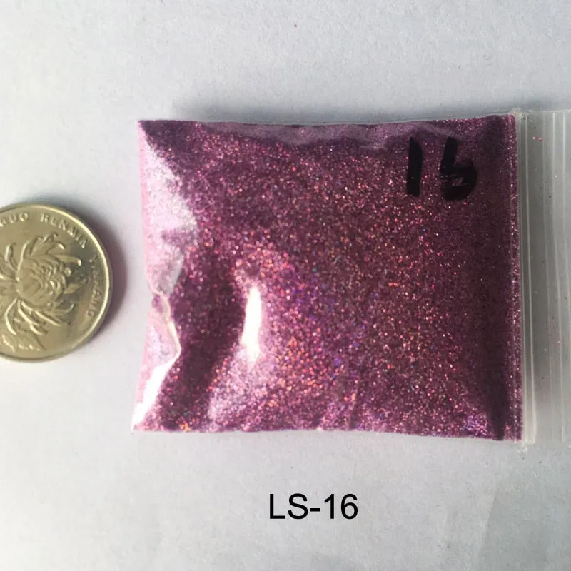 Rikonka 10G Holographic Glitter Powder Shining Sugar Silver Nail Fine Glitter Dust Nail Art Decorations Manicure 21 Colors 0.2mm