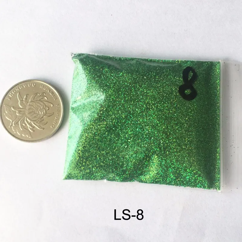 Rikonka 10G Holographic Glitter Powder Shining Sugar Silver Nail Fine Glitter Dust Nail Art Decorations Manicure 21 Colors 0.2mm