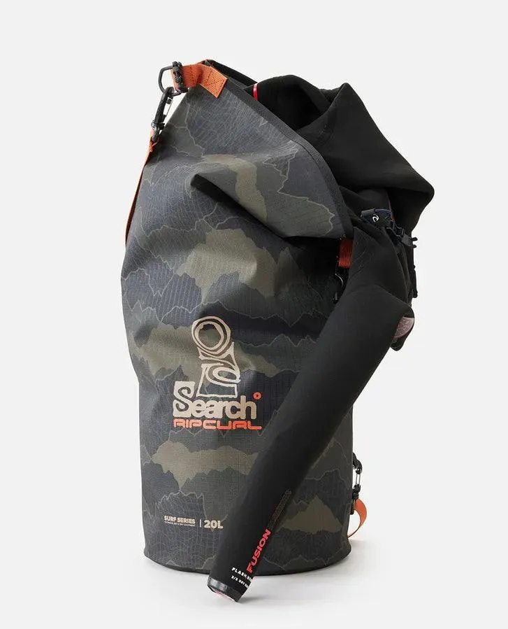 Rip Curl Surf Series Barrel Dry Bag 20L Black Olive