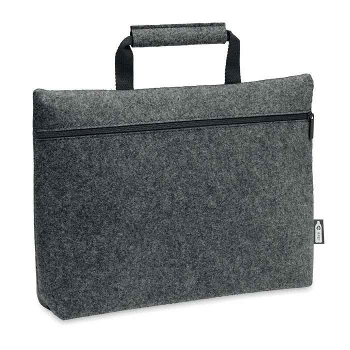 Rpet Felt Zippered Laptop Bag | TAPLA - MO6718