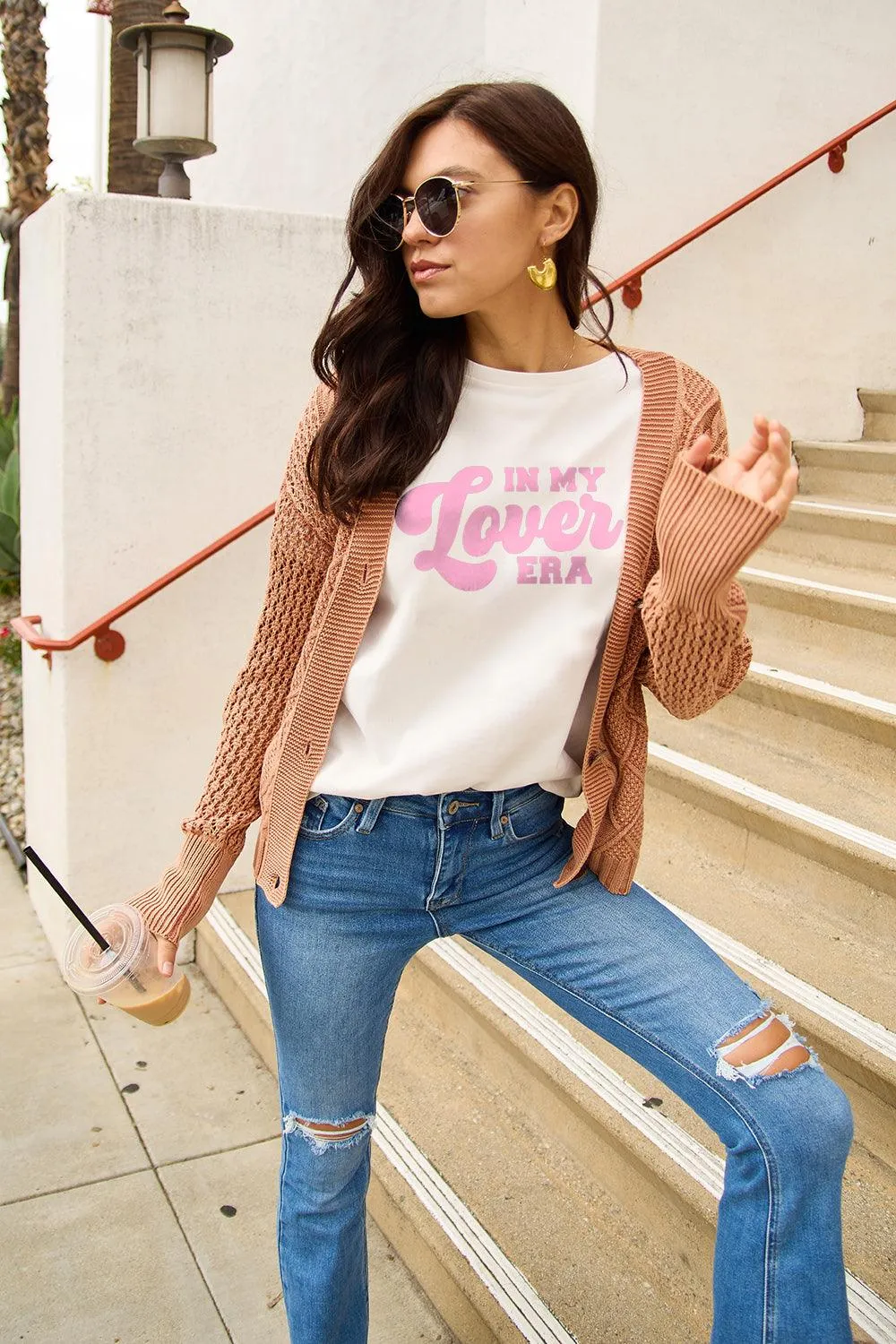 Simply Love Full Size IN MY LOVER ERA Round Neck T-Shirt