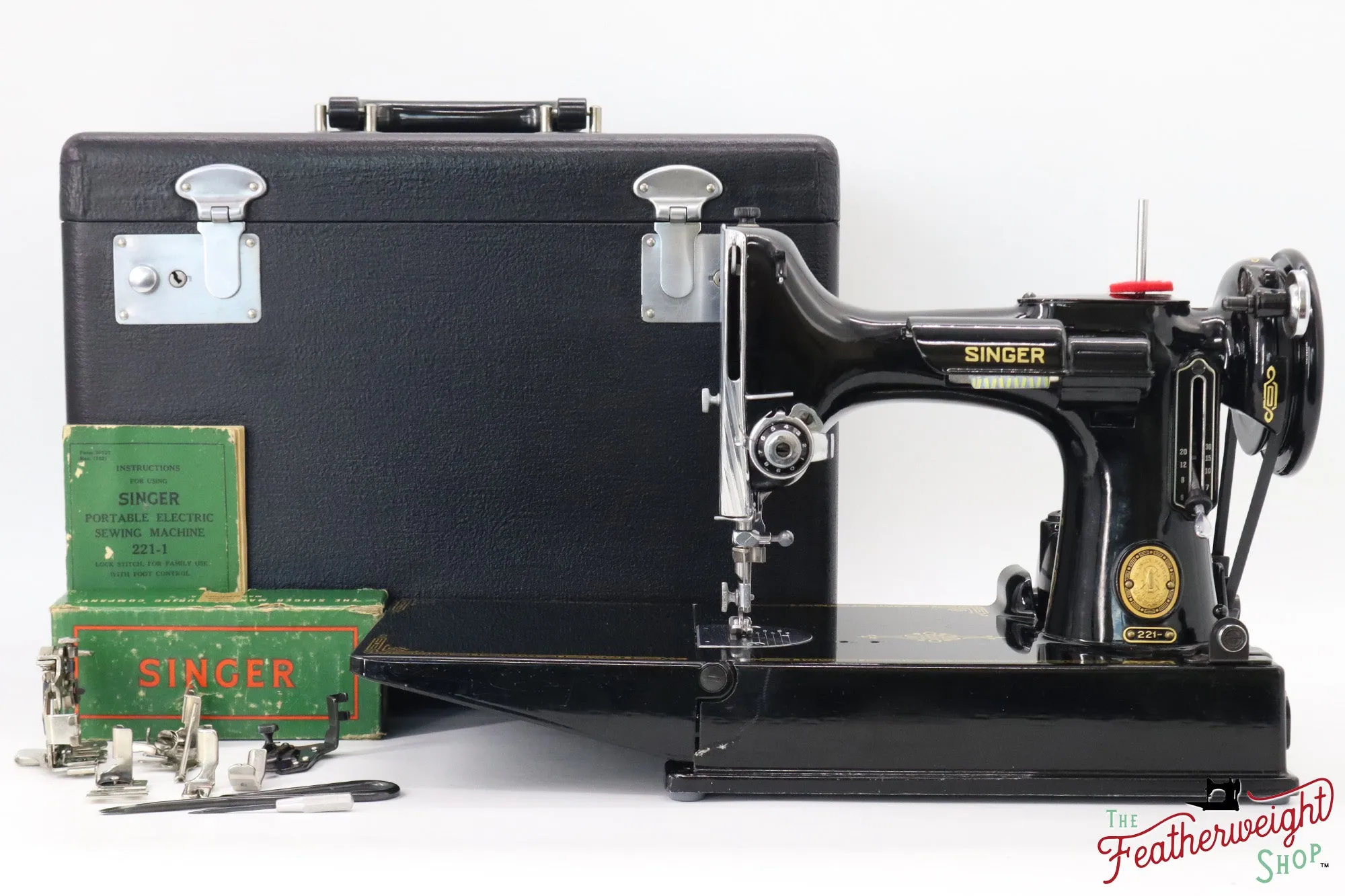 Singer Featherweight 221 Sewing Machine, AL554*** - 1953