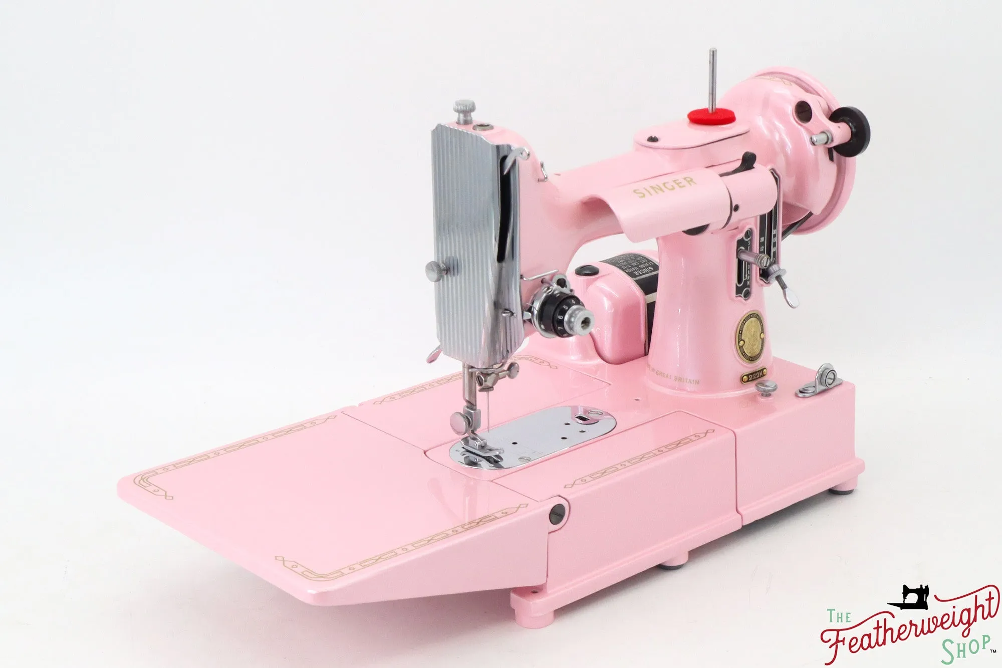 Singer Featherweight 222K - EM9594** - Fully Restored in Pink Frosting