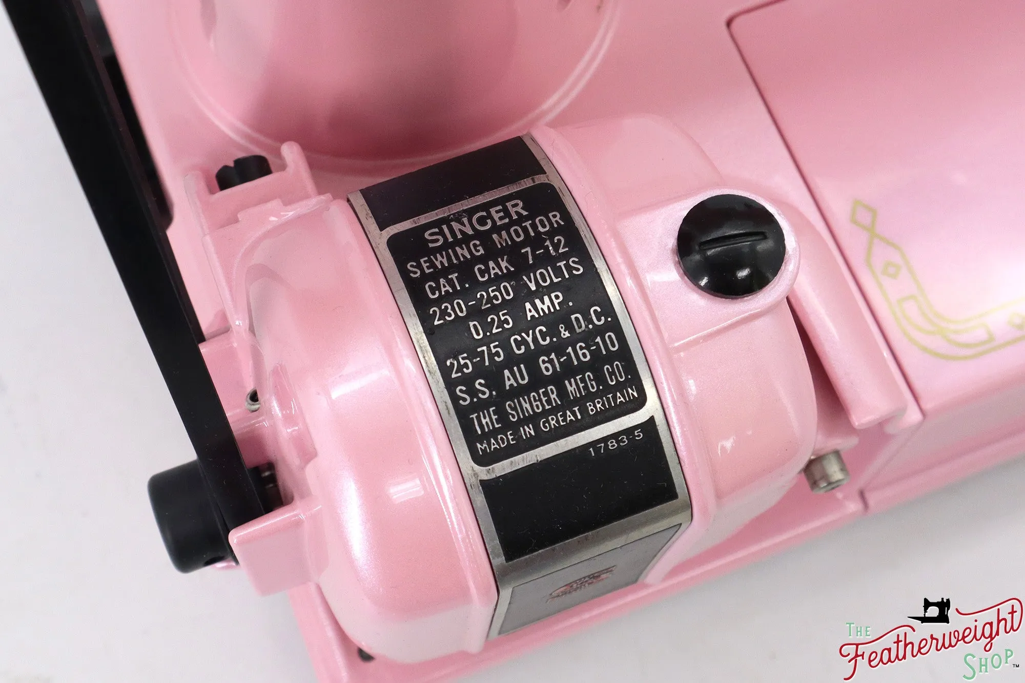 Singer Featherweight 222K - EM9594** - Fully Restored in Pink Frosting