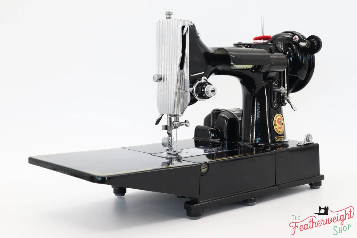 Singer Featherweight 222K Red 'S' Sewing Machine, ER317***