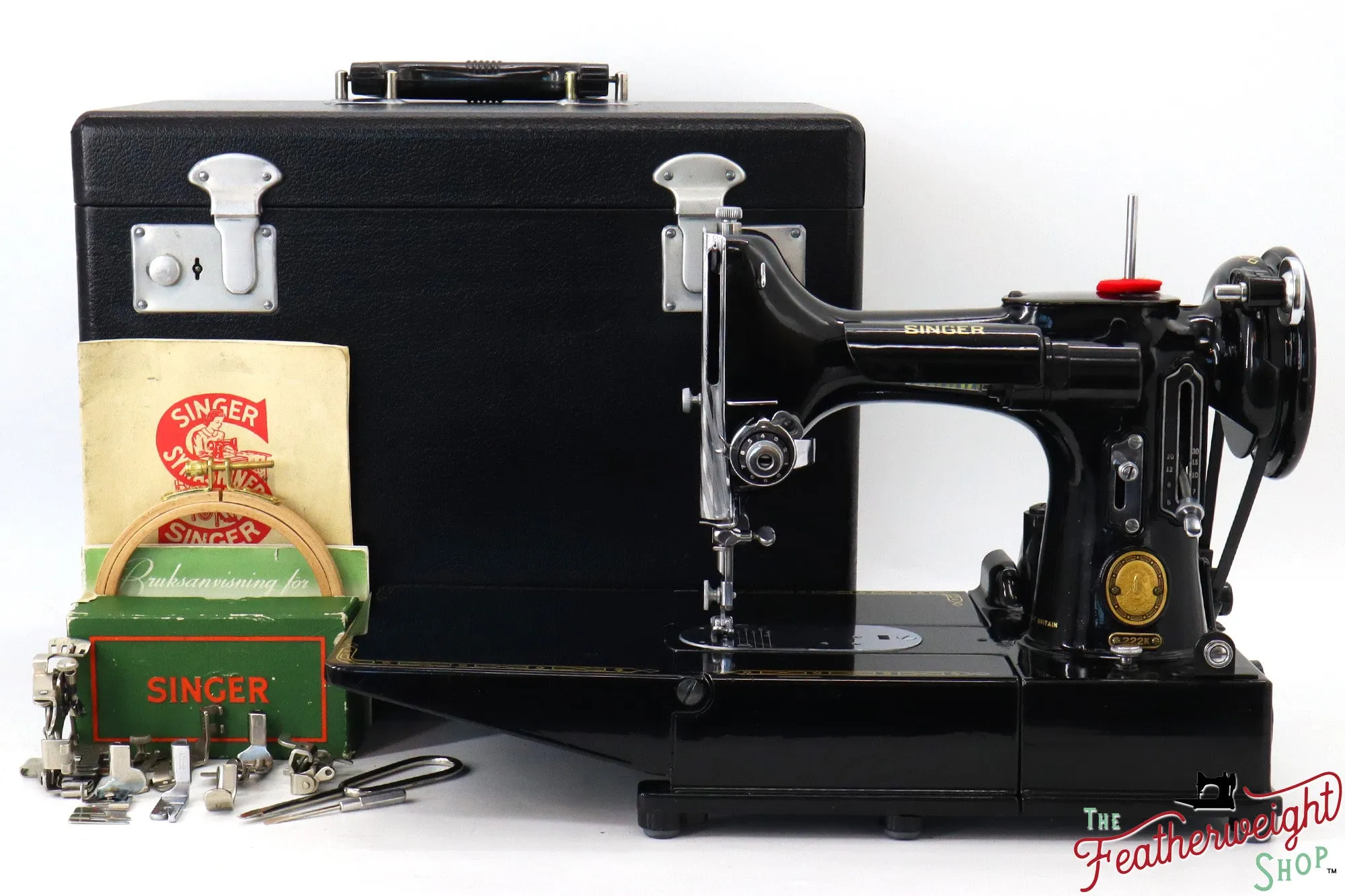 Singer Featherweight 222K Sewing Machine - EJ26917*, 1953 - Sweden