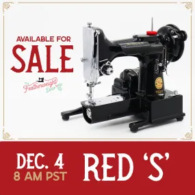 Singer Featherweight 222K Sewing Machine, Red 'S' - ER0236** - 1960