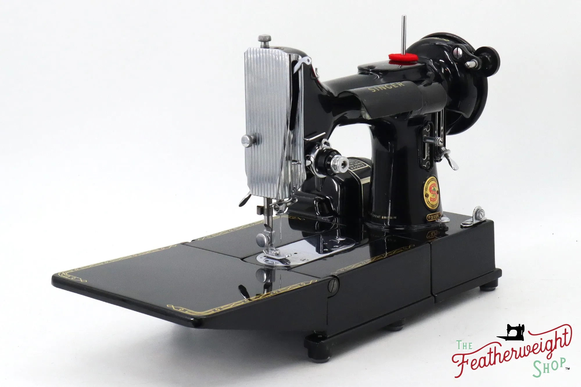 Singer Featherweight 222K Sewing Machine, Red 'S' - ER0236** - 1960