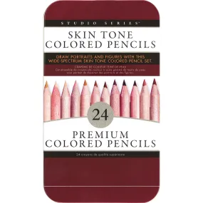 Skin Tone Colored Pencils 24-Pack