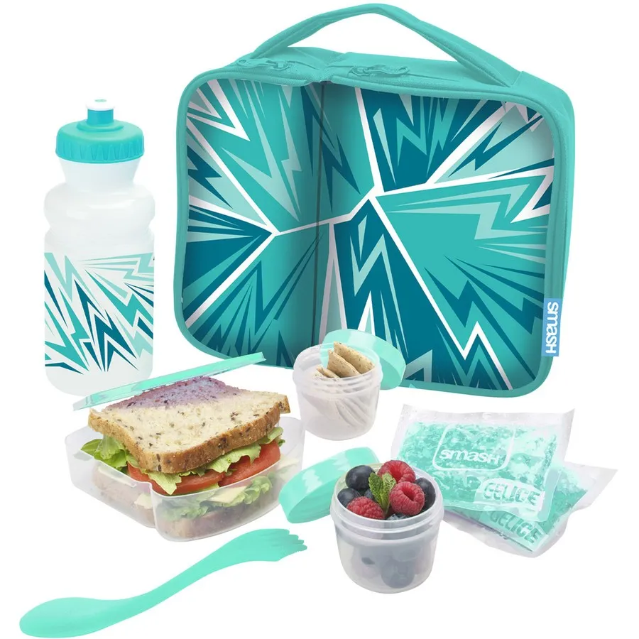 Smash 8 Piece Pack/Complete Lunch Solution / Harmful Bacteria Protection