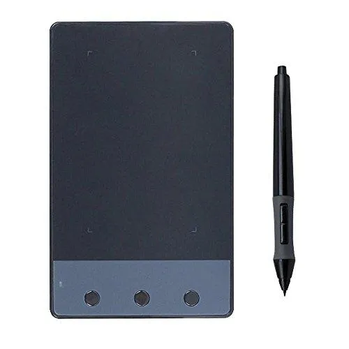 Smiledrive Graphic Tablet Drawing Pad with Pressure Sensitive Pen for PC Mac -4"x2.23" Screen for Designers & Hobbyists