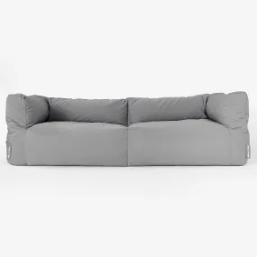 SoleiStorm™ Ultra 2000 h  3 Seater Sofa Outdoor Bean Bag - Olefin Mid Grey