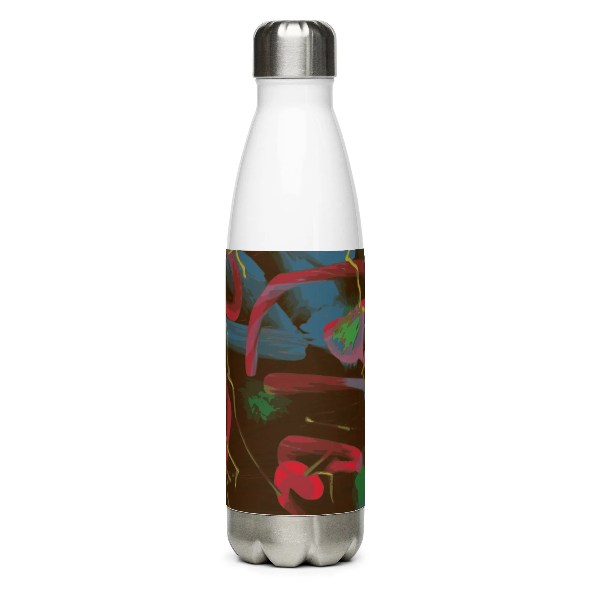 Stainless steel water bottle artist