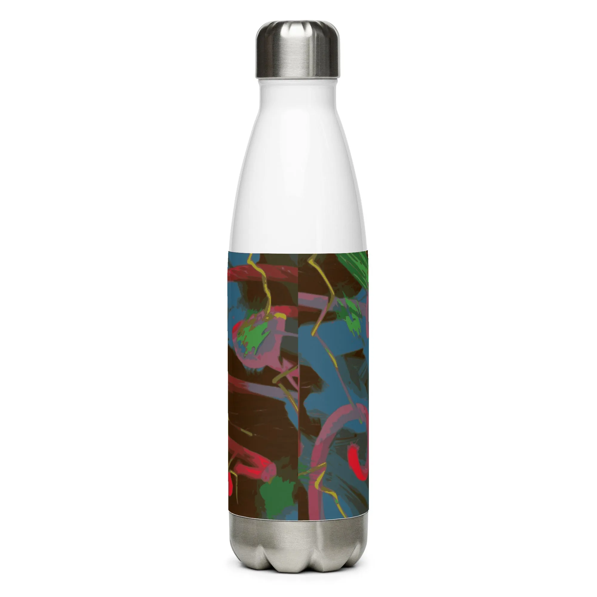 Stainless steel water bottle artist