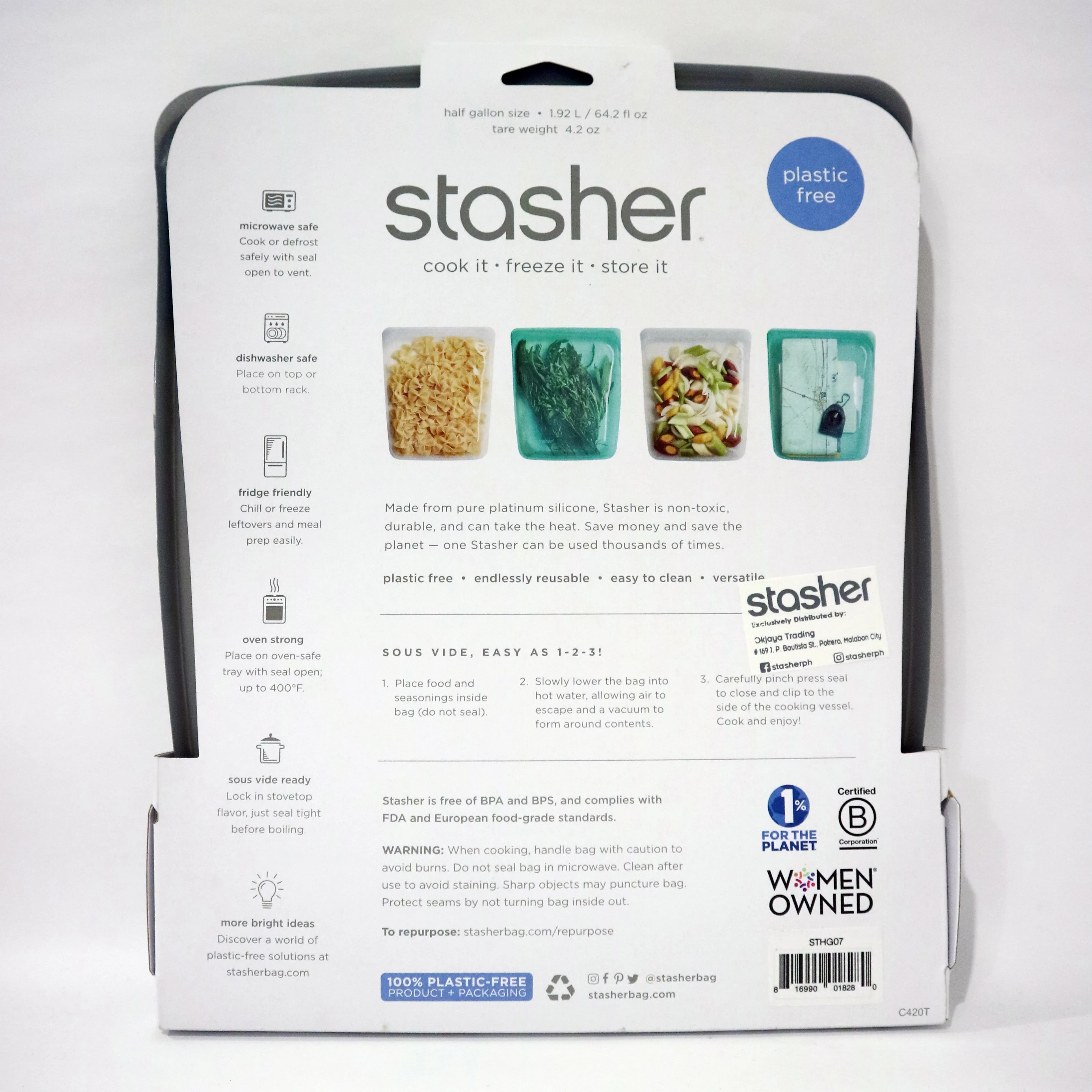 Stasher – Reusable Half-Gallon Bag