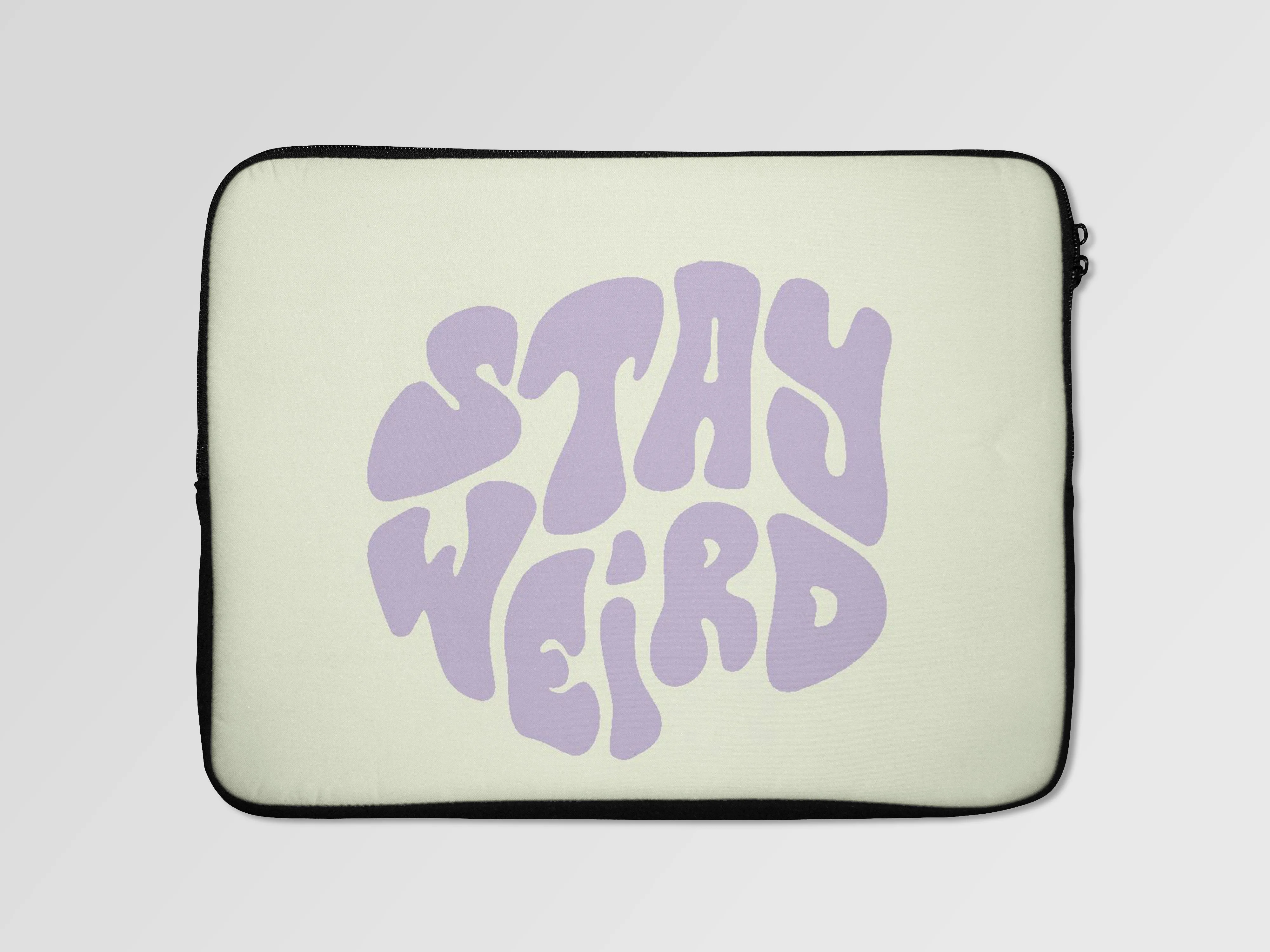 Stay Weird Abstract Laptop Sleeve Bag