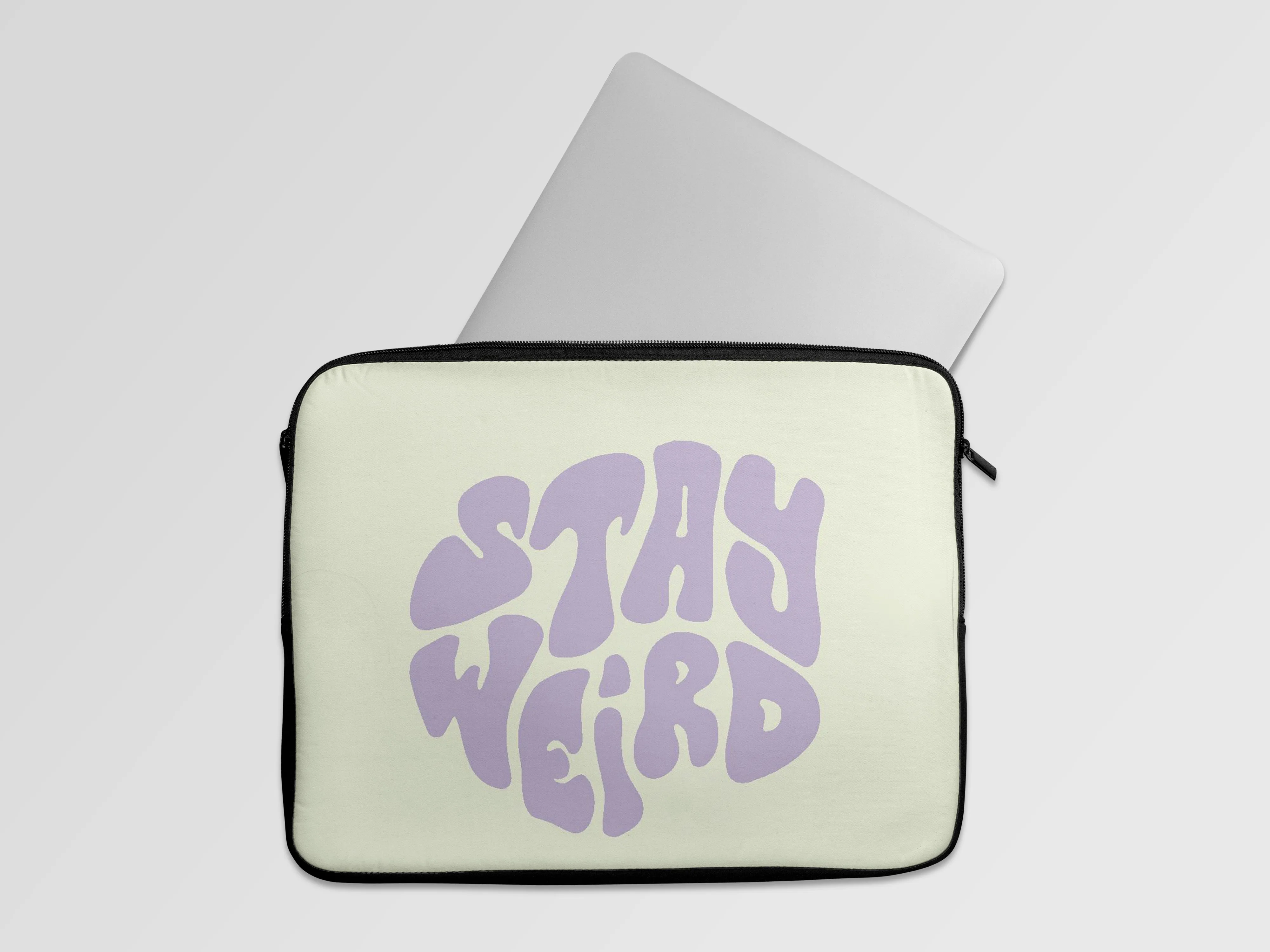 Stay Weird Abstract Laptop Sleeve Bag