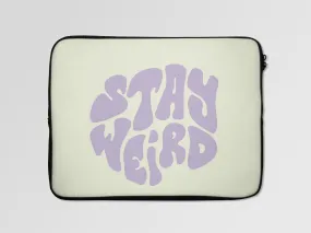 Stay Weird Abstract Laptop Sleeve Bag