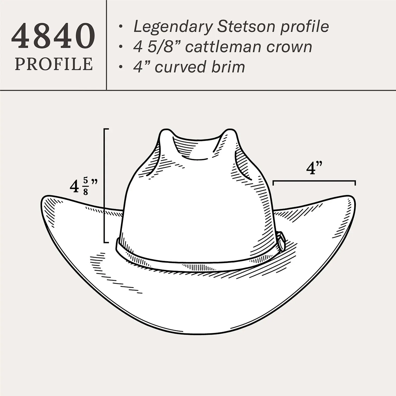 Stetson El Amo 500x Premier Cowboy Felt Hat Western Black