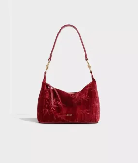 SWAN velvet underarm shoulder bag