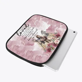 Tablet Sleeve - Horses - God Loved Quote