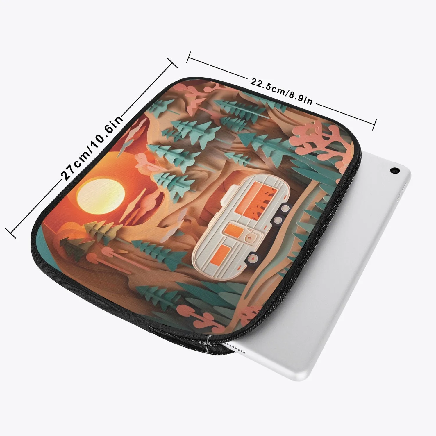 Tablet Sleeve - Travelling - Caravan, awd-563