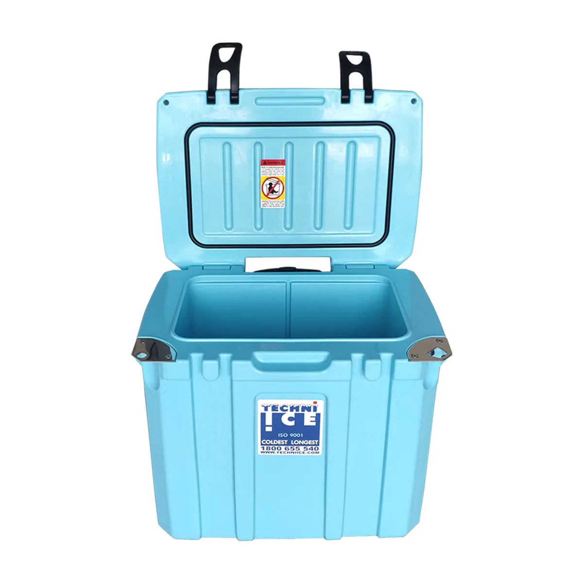 Techni Ice Signature Hybrid Premium Ice Box 35L Light Blue Wheels with Wheels & Telescopic Travel Handle *Preorder FOR MID-LATE NOVEMBER DISPATCH *FREE 6 REUSABLE DRY ICE PACKS VALUES $32.95