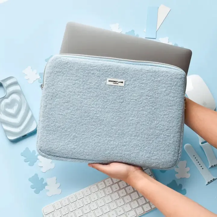 Teddy Laptop/Tablet Case (Light Blue)