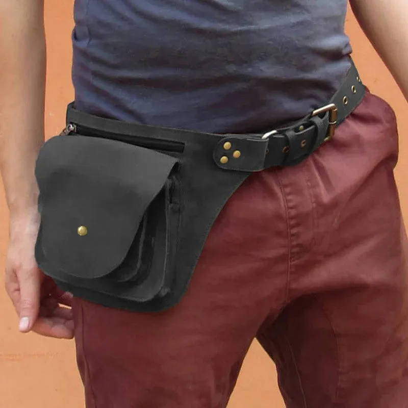 TEEK - Mens Vintage Pouch Adjustable Belt Bag