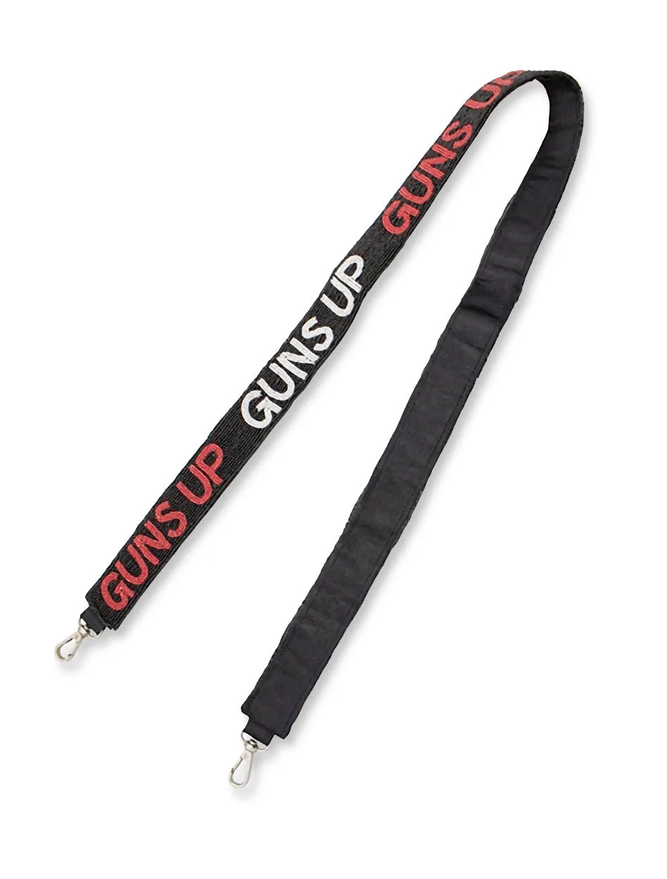 Texas Tech Guns Up Beaded Purse Strap