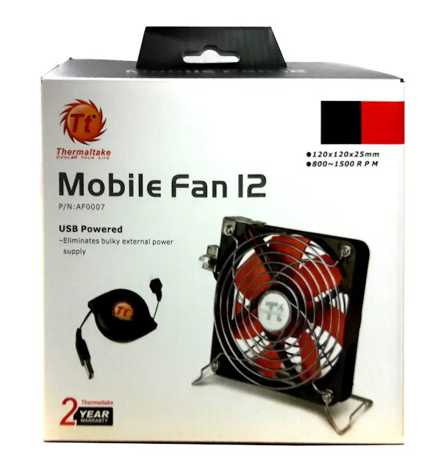 Thermaltake Mobile 120x120x25mm AF0007 Case Fan