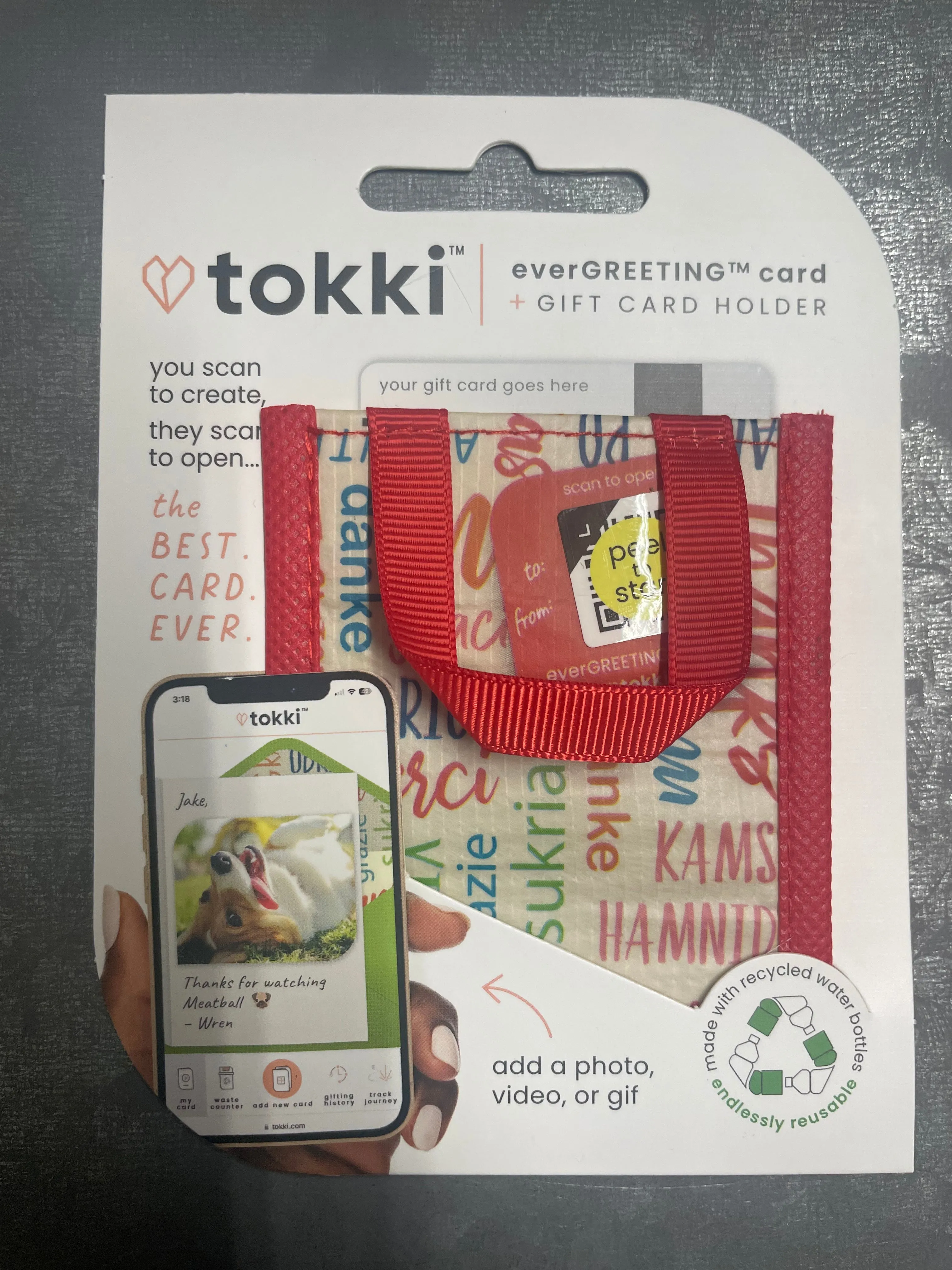 Tokki Reusable Gift Card Bag