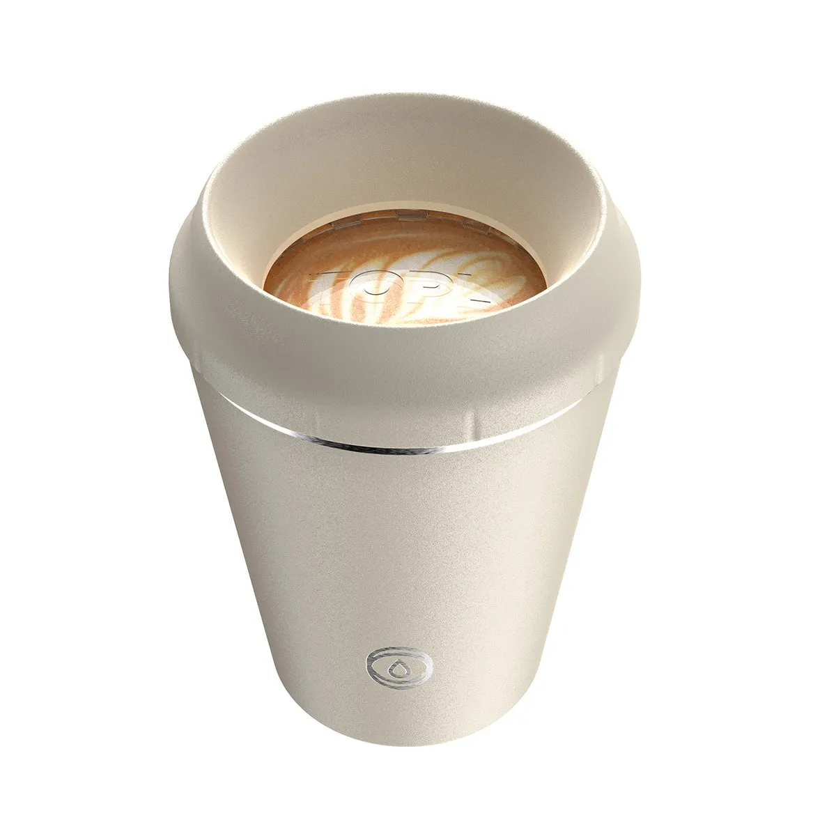 TOPL Flow360° / Stroll Reusable Cup - Oatmeal (8oz)