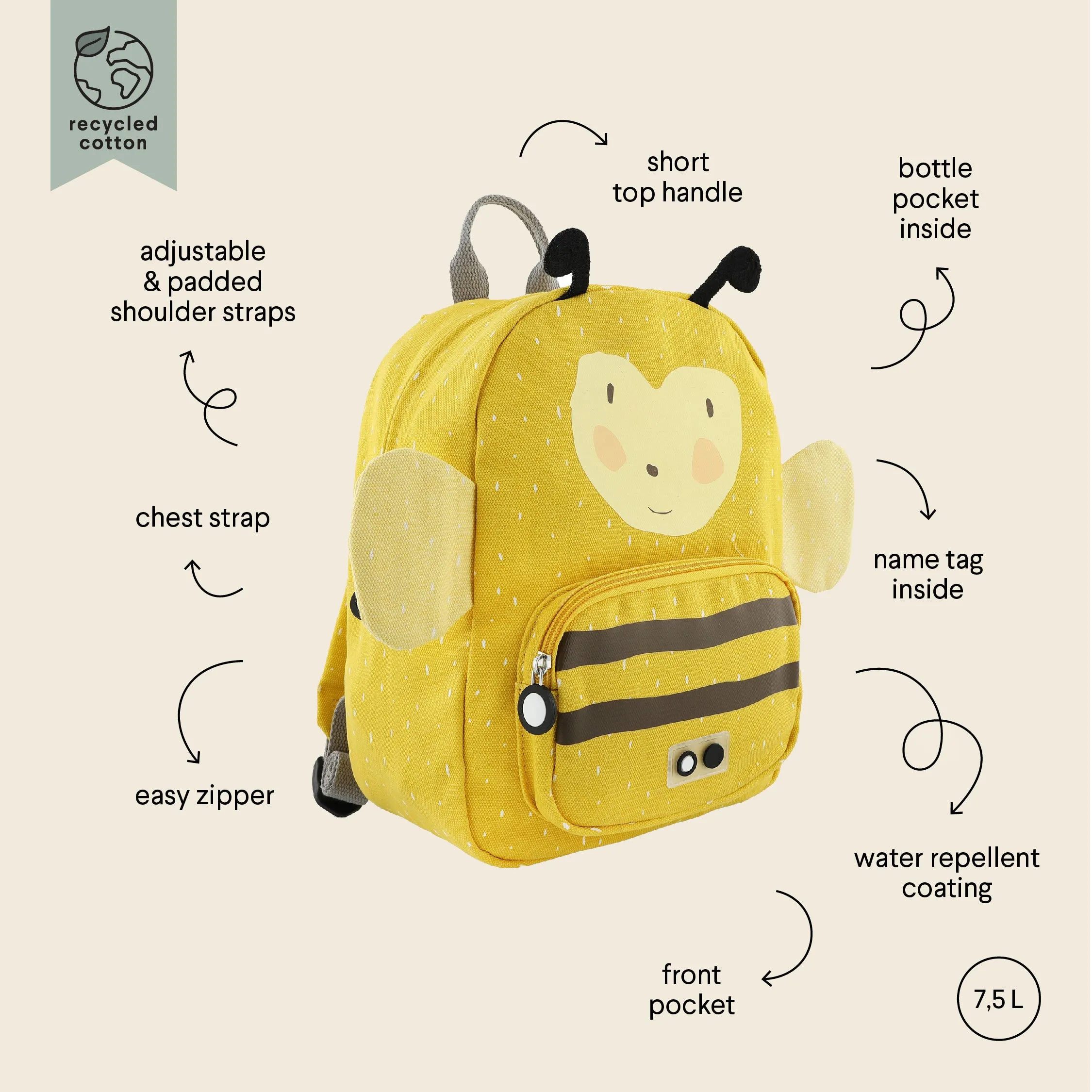 Trixie, Mrs Bumblebee Kids Backpack