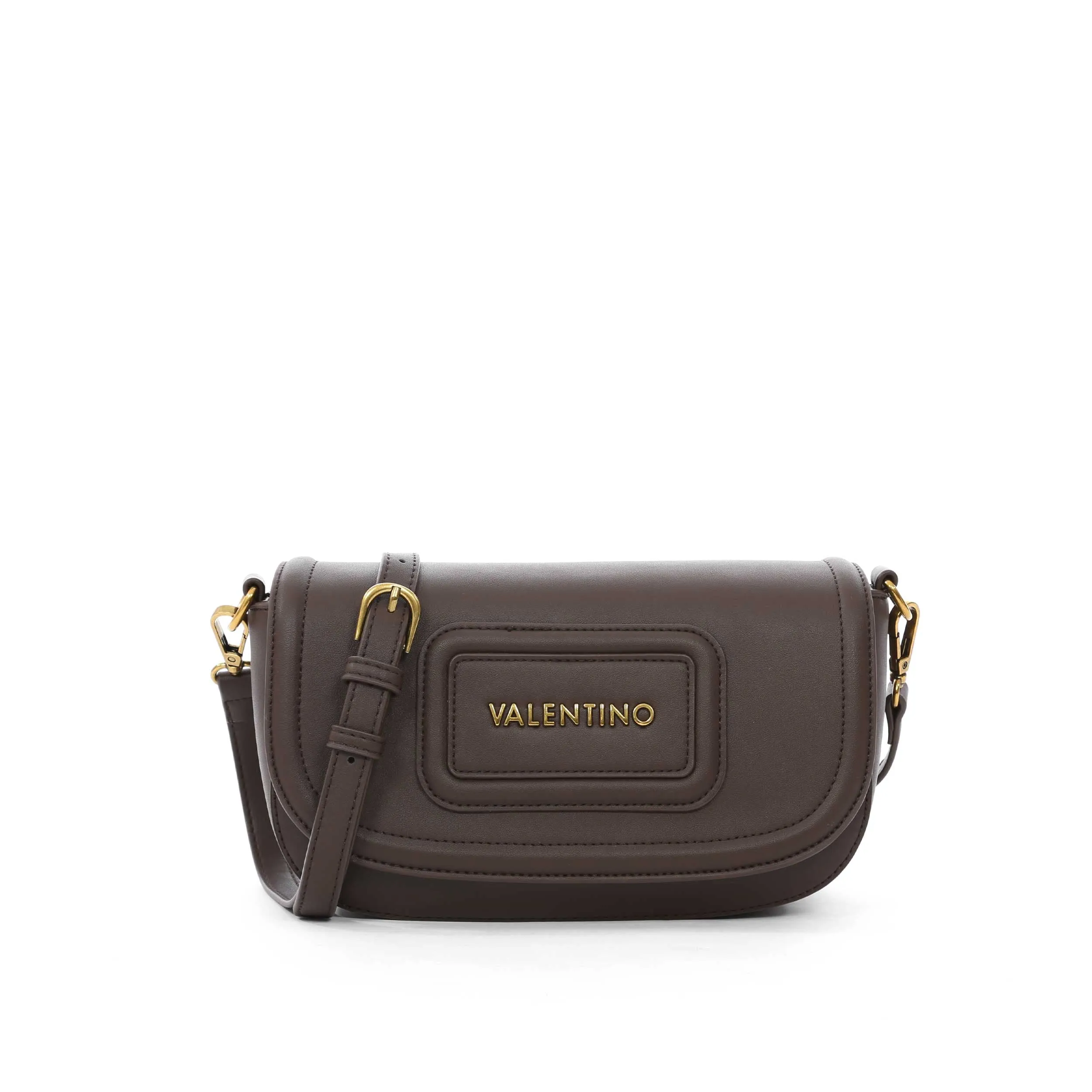 Valentino Bags Snowy RE Ladies Flap Bag in Brown