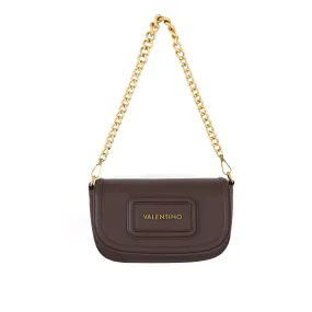 Valentino Bags Snowy RE Ladies Flap Bag in Brown