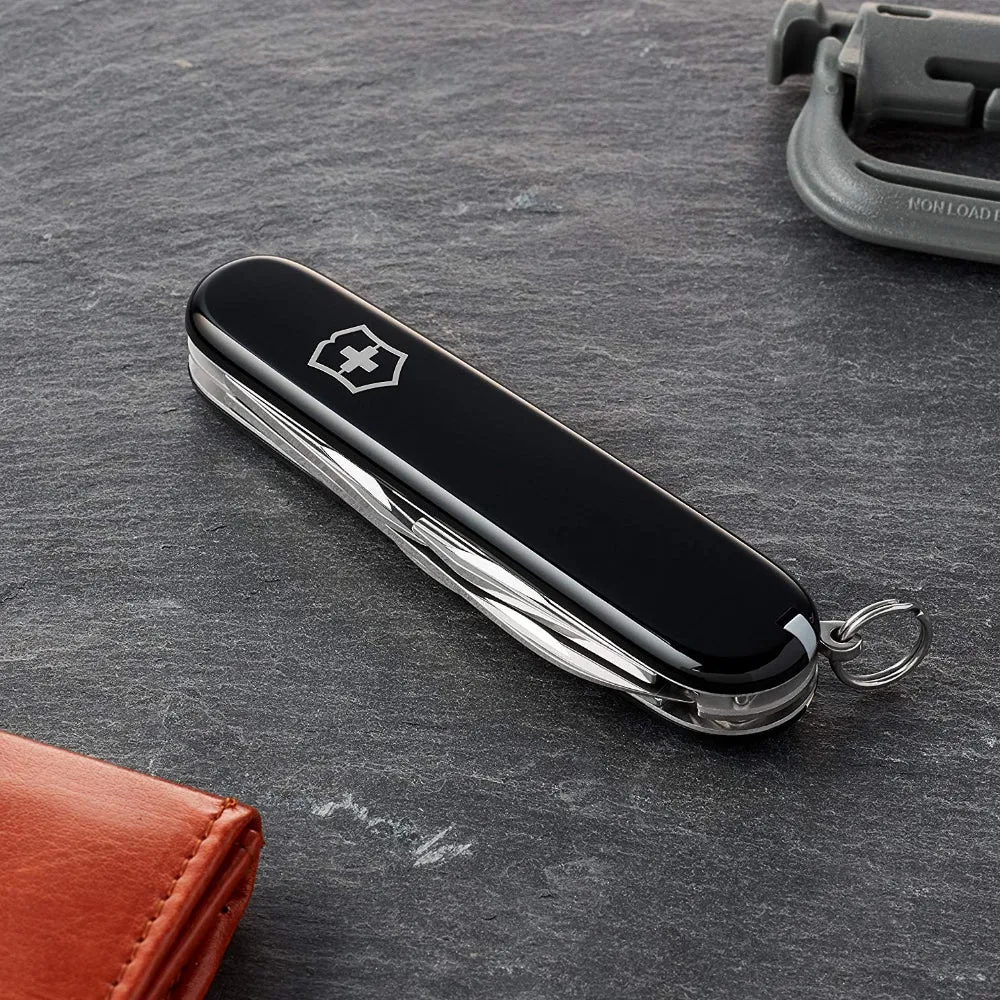 Victorinox Spartan Swiss Army Knife, 12 Functions - Black