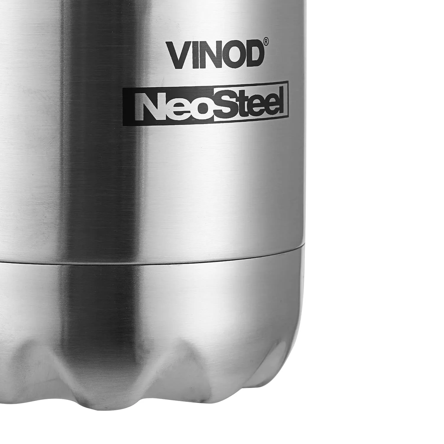 Vinod Classic 24 Hours Hot and Cold Flask Bottle with Copper Coating Inside and Fabricated 18/8 Stainless Steel Outside with Handle | Stainless Steel Water Bottle for Daily Use - 1.8 litres (Silver)