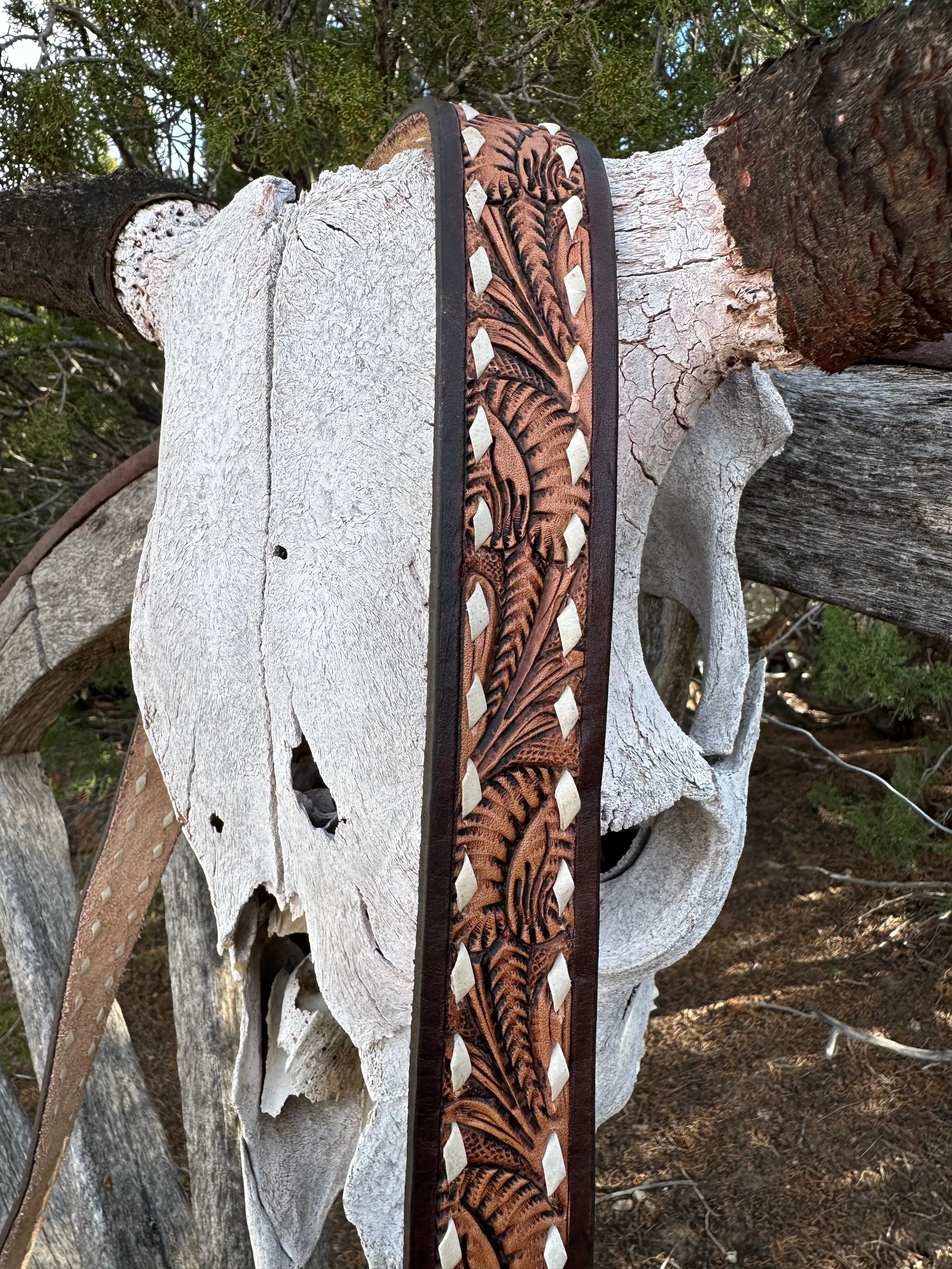 White & Turquoise Blanket Saddle Aztec Purse