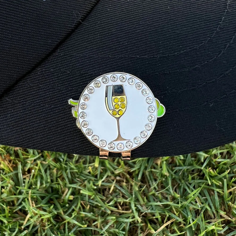 White Wine Golf Ball Marker Pack