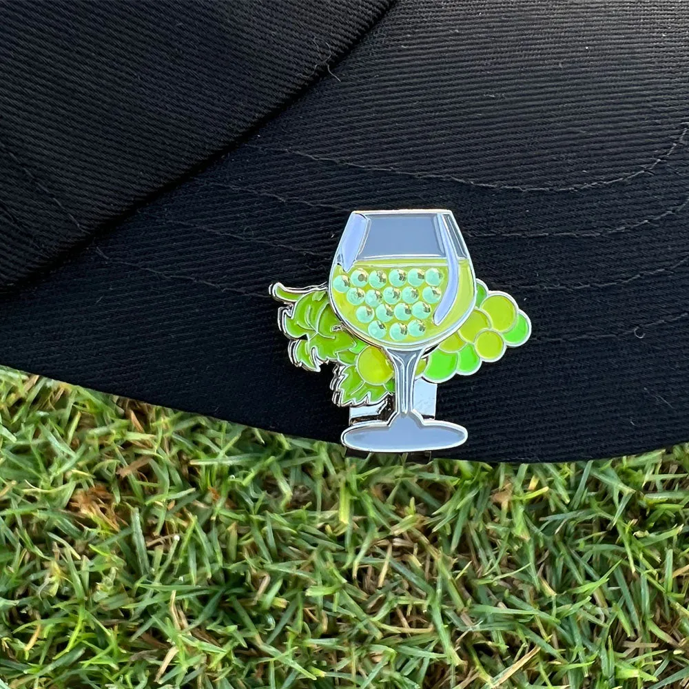 White Wine Golf Ball Marker Pack