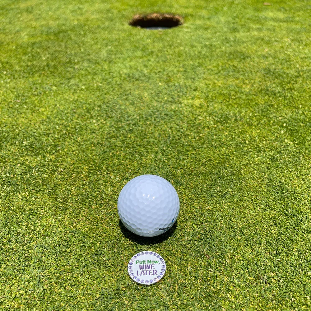 White Wine Golf Ball Marker Pack