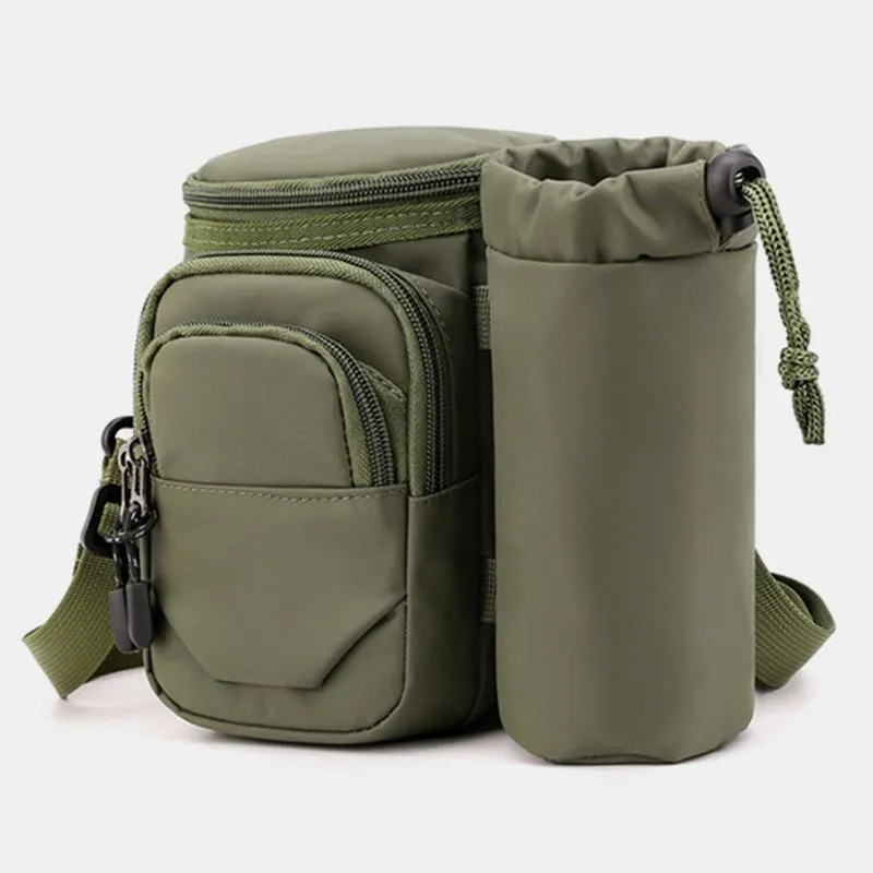 With Water Bottle Bag Sports Outdoor Multifunctional Messenger Bag Waist Bag