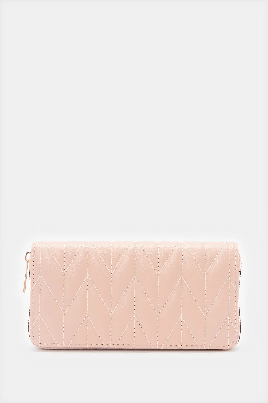 Women Pink Quilted Purse